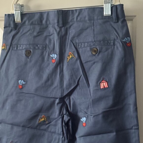 New Classic Prep Childrenswear Boys Blue Gavin Pant Circus Embroidery Size 8 - Picture 14 of 14